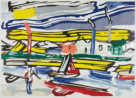 Roy Lichtenstein, ‘The River, from Landscapes Series’, 1985