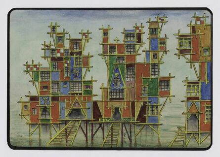 Xul Solar, ‘Proyecto fachada para Elsetta (Facade Project for Elsetta)’, 1954