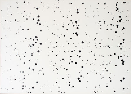 herman de vries, ‘v73-240 random dots in space’, 1973