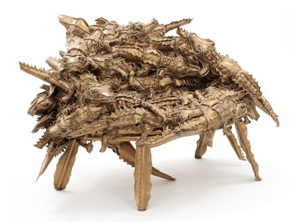 Humberto and Fernando Campana, ‘Leather Alligator Banquete chair’, 2011
