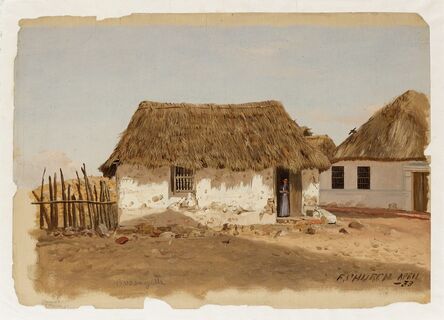 Frederic Edwin Church, ‘Colombia, Barranquilla, Two Houses’, April 1853