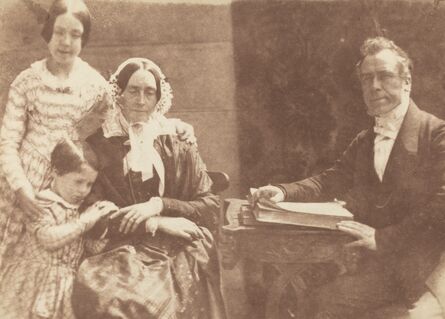 Hill & Adamson, ‘Rev Ebenezer Miller and family’, 1843-1847