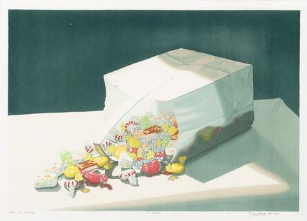 Joe Price, ‘Bag of Candy, Pomegranetes, and Anthuriums with Fan’, 1984-91