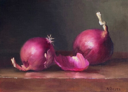 Alberta Geyer, ‘Two Red Onions’, 2024