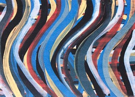 Sol LeWitt, ‘Brushstrokes: Horizontal And Vertical IX’, 1996