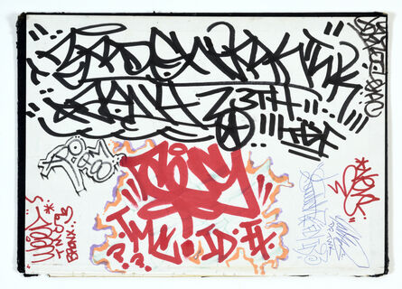KAWS, ‘PAGE FROM AN AMERICAN ARTIST’S BLACKBOOK’, CIRCA 1993 – 1994