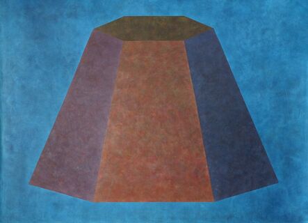 Sol LeWitt, ‘Wall Drawing #506 (flat topped pyramid with color ink washes superimposed)’