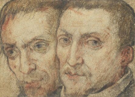 Federico Zuccaro, ‘The heads of two men’