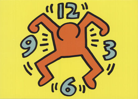 Keith Haring, ‘Clock Man’, 1991