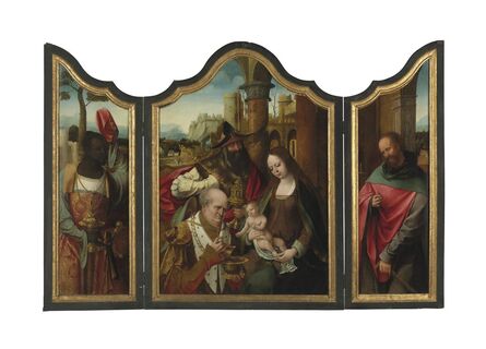 The Master of the Antwerp Adoration, ‘A triptych: The Adoration of the Magi’