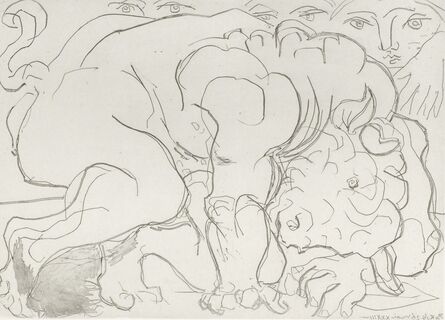 Pablo Picasso, ‘Minotaure Blesse, VI’, 1933