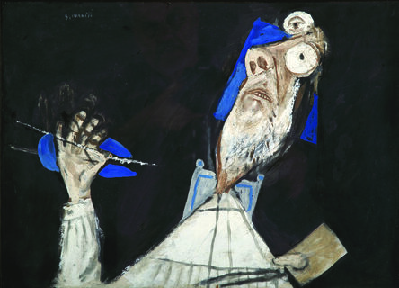 LJUBO IVANČIĆ, ‘Self-portrait with Brush and Palette’, 1992