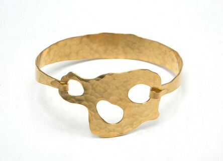 Jacques Jarrige, ‘BRACELET "Trio" Gold plated and hand hammered ’, 2015