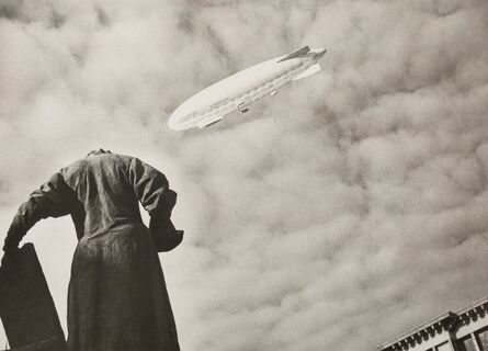Yakov Khalip, ‘The New Soviet Dirigible over the Streets of Moscow’, circa 1935
