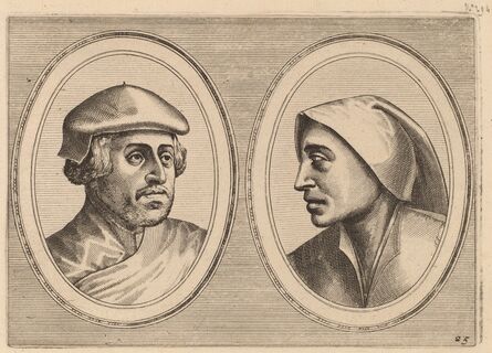 Johannes and Lucas van Doetechum after Pieter Bruegel the Elder, ‘"Oprechte Lammert" and "Deughdighe Geertruyd"’, ca. 1564/1565