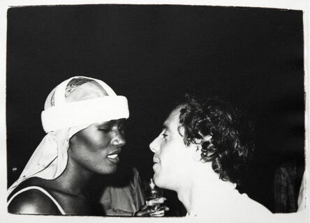 Andy Warhol, ‘Grace Jones and Steve Rubell’, 1980
