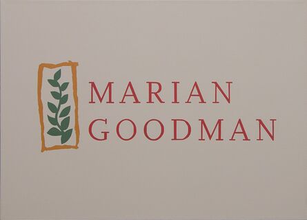 Hideki Yukawa, ‘Marian Goodman’, 2018