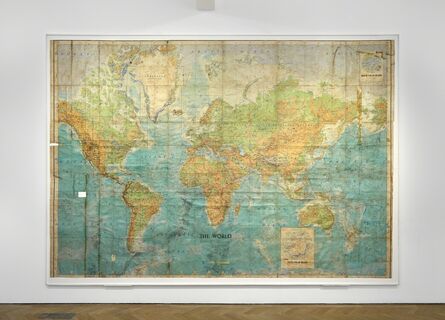 Boyle Family, ‘World Series Map (1,000 sites selected at random between August 1968 & July 1969)’, 1969