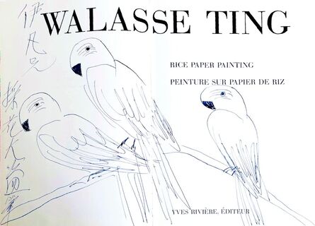 Walasse Ting 丁雄泉, ‘Original three parrots drawing’, 1984