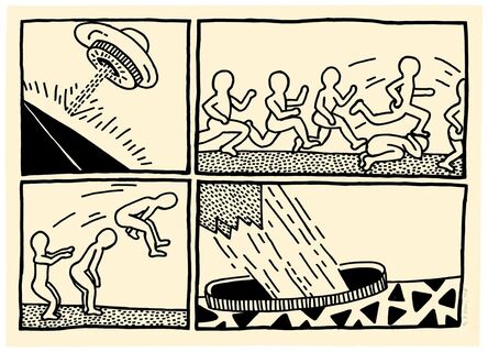 Keith Haring, ‘The Blueprint Drawings (#3) (see Littman p.176)’, 1990