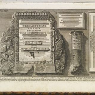 Giovanni Battista Piranesi, ‘Complimento al pubblico’, 1757