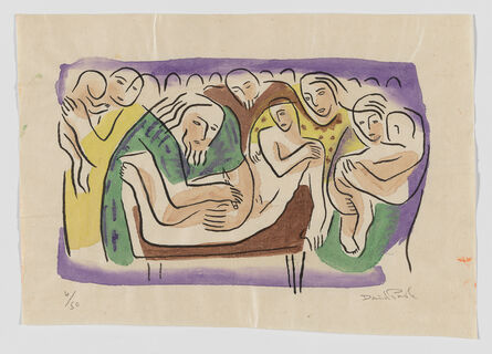 David Park, ‘Circumcision Instituted, from the Genesis series’, ca. 1934