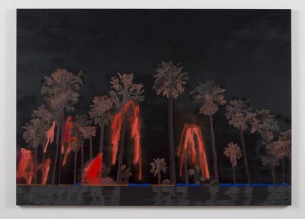 Whitney Bedford, ‘Black Lala Land/ Red Fireworks’, 2014