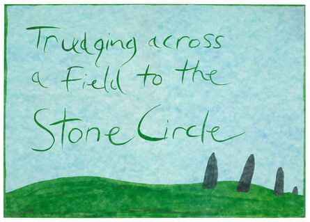 Jeremy Deller, ‘Trudging Across A Field To The Stone Circle’, 2022