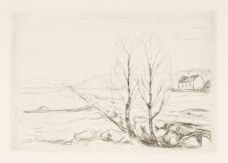 Edvard Munch, ‘Norwegische Landschaft (Norwegian Landscape)’, 1908