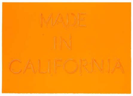 Ed Ruscha, ‘Made in California’, 1971