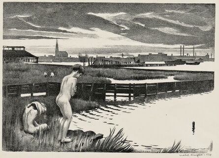 Mabel Dwight, ‘Staten Island Shore, alternatively titled Bathers II’, 1931