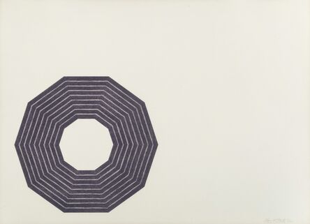 Frank Stella, ‘Kay Bearman, from Purple Series’, 1972