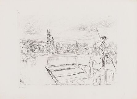 James Abbott McNeill Whistler, ‘The Punt; Sketching, No. 1’, 1861