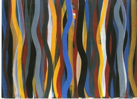 Sol LeWitt, ‘Brushstrokes: Horizontal and Vertical (One Vertical Plate)’, 1996