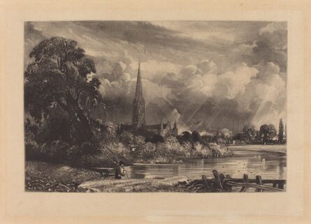 David Lucas after John Constable, ‘Salisbury Cathedral’, in or after 1831