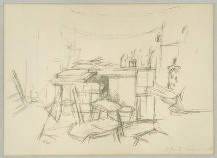 Alberto Giacometti, ‘The Studio with Bottles’, 1957