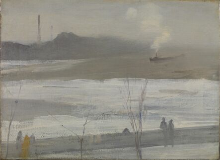 James Abbott McNeill Whistler, ‘Chelsea in Ice’, 1864