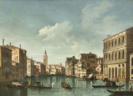 Francesco Albotto, ‘Grand Canal from the Palazzo Corner at the Palazzo Contarini’, 1750-1752