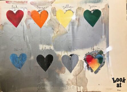 Jim Dine, ‘8 Hearts’, 1970