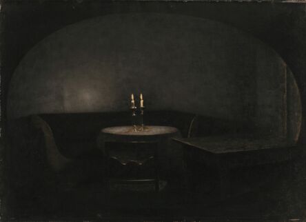 Vilhelm Hammershøi, ‘Interior. Artificial Light’, 1909