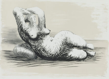 Henry Moore, ‘Reclining Woman on Beach’, 1980-81