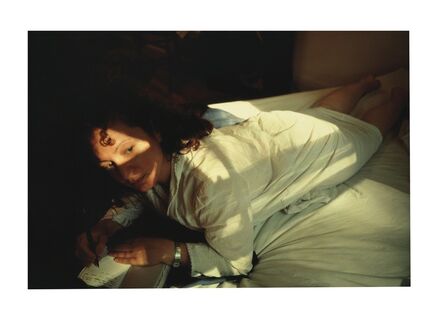 Nan Goldin, ‘Self-portrait writing in diary, Boston’, 1989