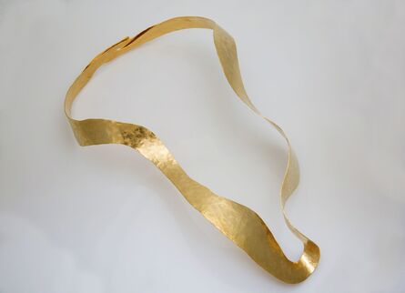 Jacques Jarrige, ‘Hand Hammered Gold Plated Necklace by Jacques Jarrige’, 2016