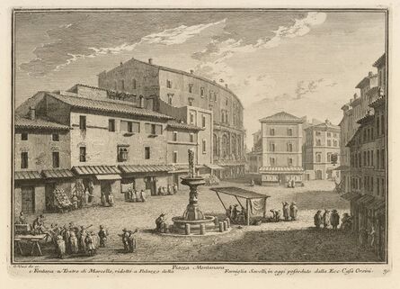 Giuseppe Vasi, ‘Piazza Montanara’, 1747