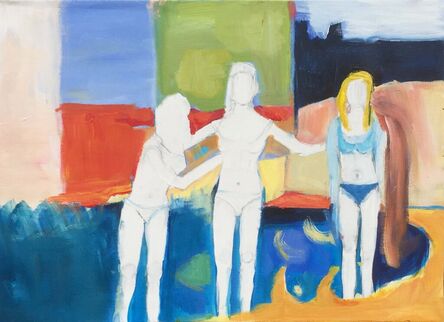 Susanne Rikus, ‘3 ragazze al mare’, 2014