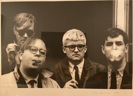 Dennis Hopper, ‘Warhol-Geldzahler-Hockney-Goodman’, 1963