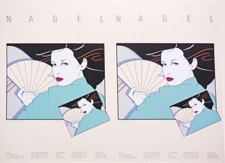 Patrick Nagel, ‘The Grunwald Center for the Graphic Arts, UCLA, - Rare Double Print Edition’, 1980