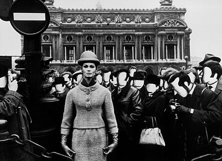 William Klein, ‘sabella + Opera + Blank Faces, Saint-Laurent, Paris (Vogue)’, 1963