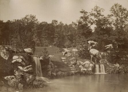 Charles Marville, ‘Cascade, Bois de Boulogne’, 1858/1858