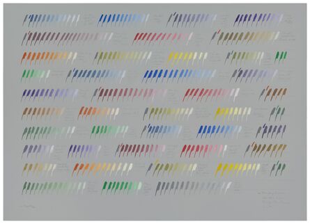 Osvaldo Romberg, ‘From gray towards white three times through the chromatic circle’, 1977